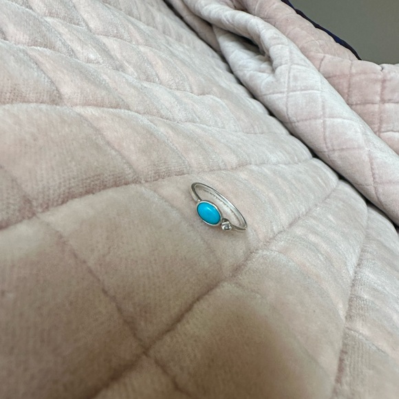 Sterling silver and Turquoise ring - Picture 4 of 7